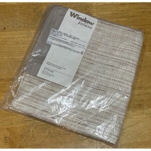 JCPenney Jewel Tex‎ #11 2 In 1 Valance Tea Rose/linen 82x15.5"